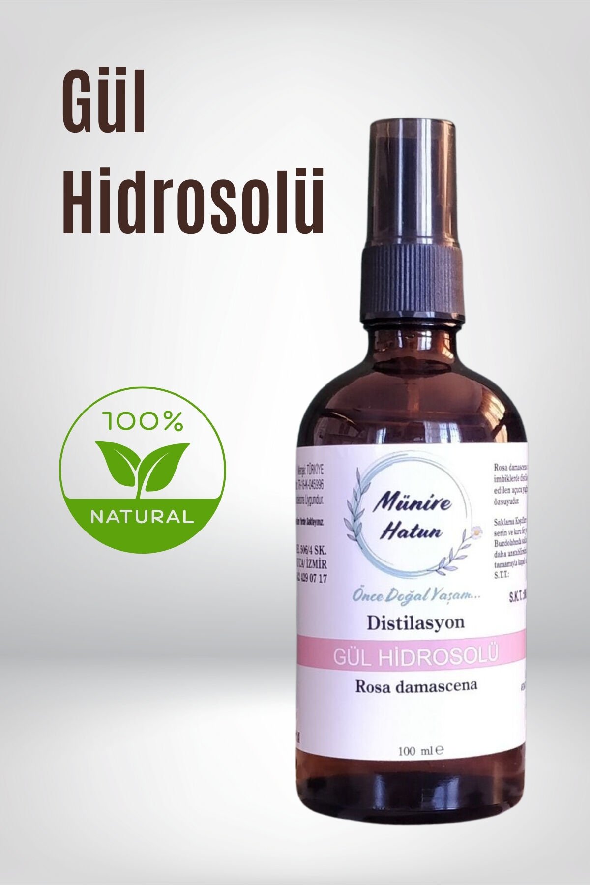 Gül Hidrosolü 100 ml
