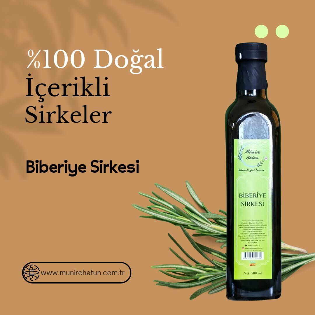 Biberiye Sirkesi 500 ml