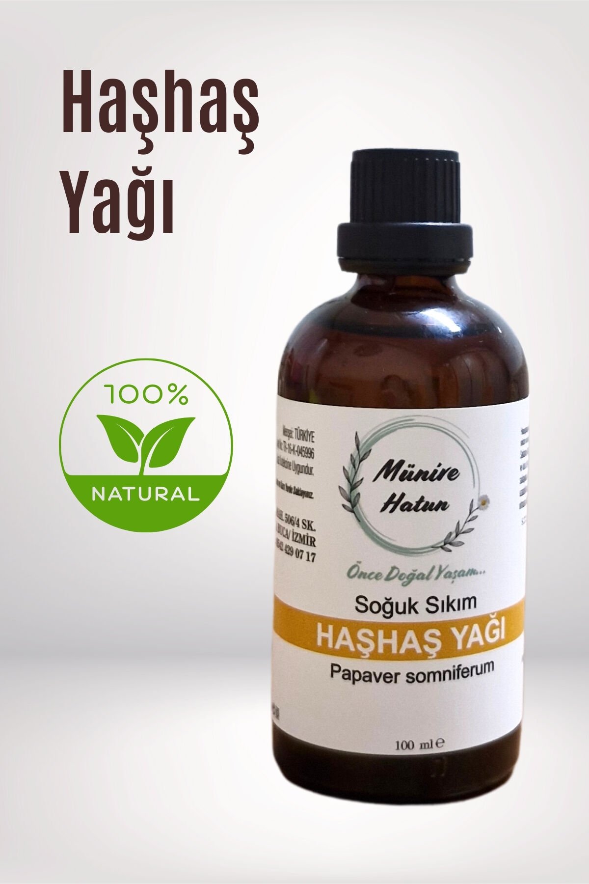 Haşhaş Yağı 100 ml