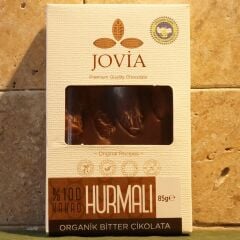 Organik Çikolata %100 Bitter Hurmalı 85 gr