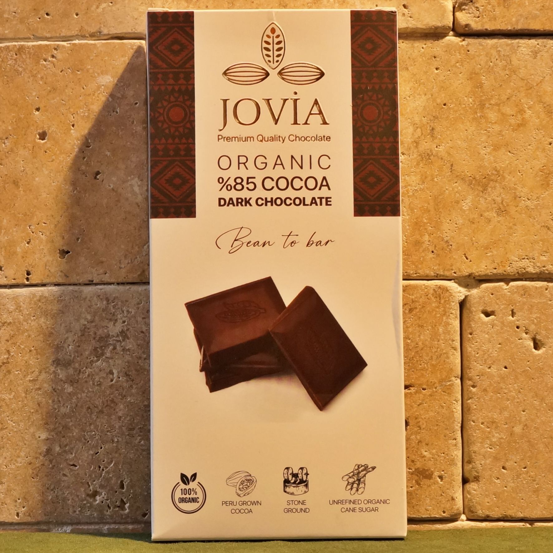 Organic %85 Cocoa Dark Chocolate 85 Gr